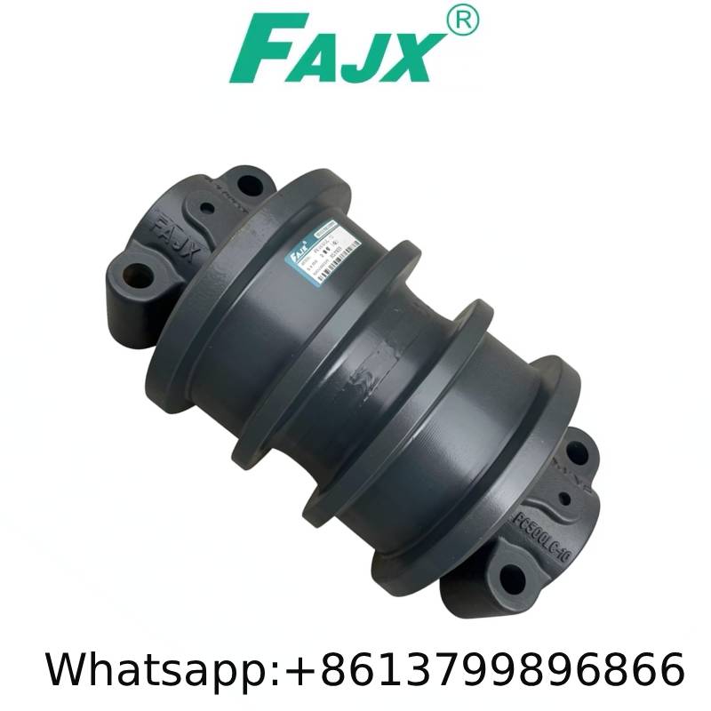 Causes de fuite d'huile du rouleau porteur de la pelle-rouleau de chenille PC500 Causes de fuite d'huile du rouleau porteur de la pelle-rouleau de chenille PC500